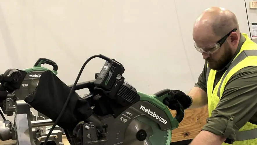 Metabo HPT multivolt miter saw