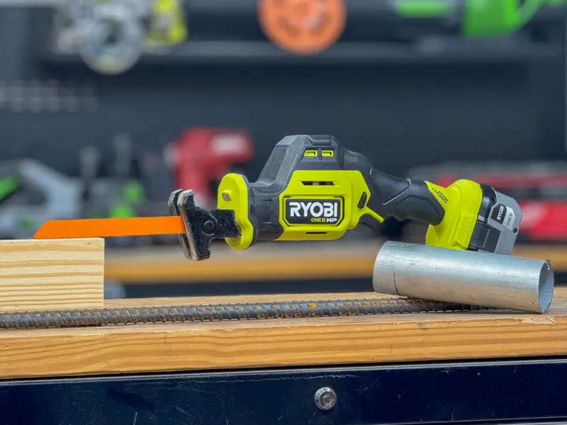 Ryobi 18V Compact One-Handed Reciprocating Saw Profile