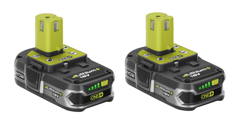 Ryobi Debuts New 1.5Ah and 4.0Ah 18V Lithium+ Batteries