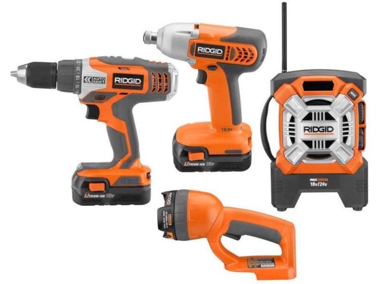 Ridgid R969 18V 4 Piece Combo Kit Review