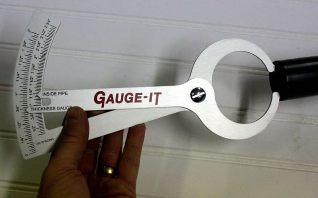 Gauge-It thickness gauge inside