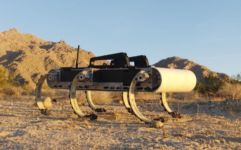 X-RHex Hexapedal Robot desert