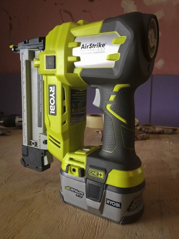 Ryobi P360 18 Volt Lithium Ion One+ 3/8 1/2 Inch Crown Stapler (Battery  Not Included, Power Tool Only)