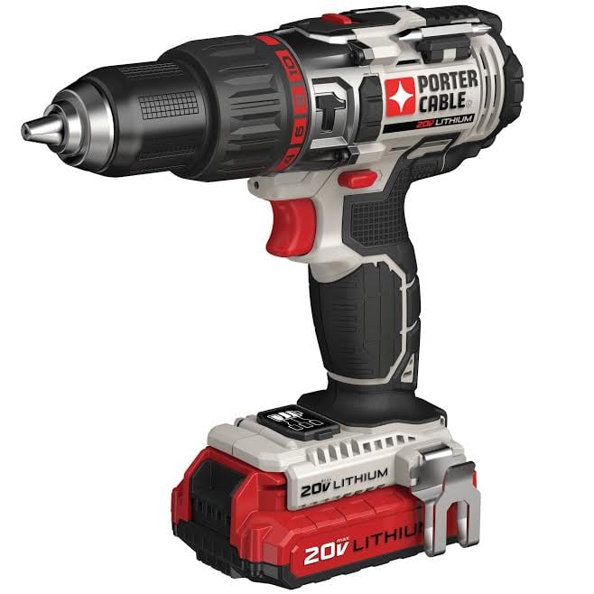 Porter-Cable 20V Max Hammer Drill and Job Site Radio