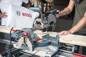 Bosch CM8S Compact Miter Saw Dust Collection