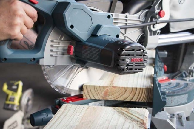Bosch CM8S Compact Miter Saw Most Powerful Cut