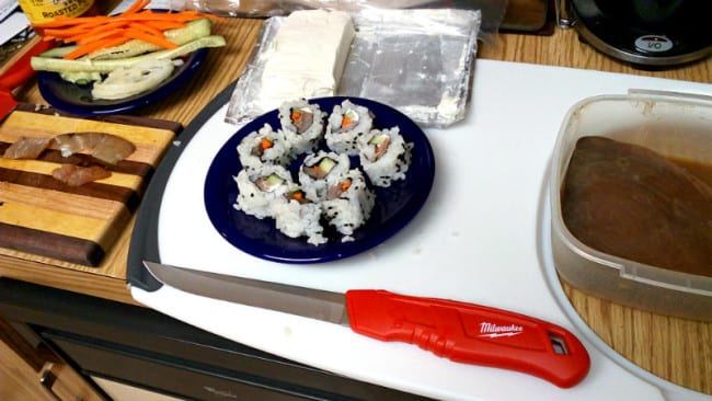Milwaukee Insulation Knife and Duct Knife Sushi Time