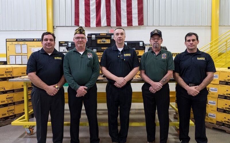 DeWalt Donates Tools to Greenfield VFW