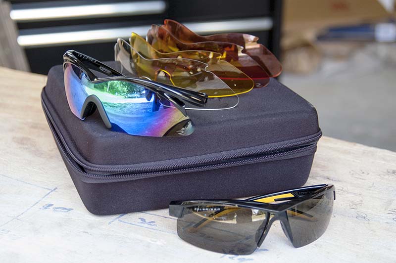 Radians Safety Glasses: Polarized and Interchangeable