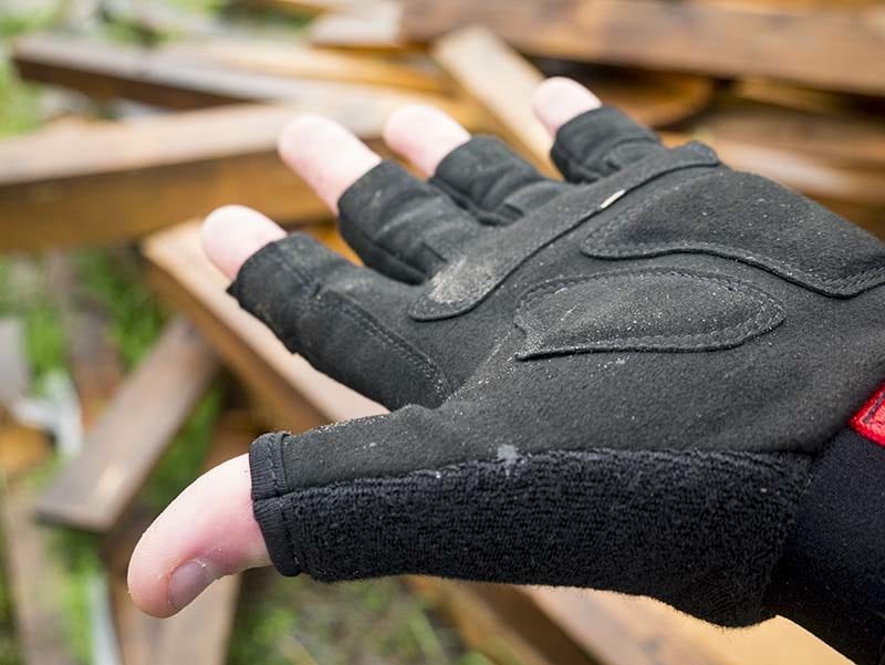 Mechanic Style Work Gloves for Outdoor Power Equipment