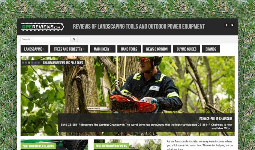 OPE Reviews outdoor power equipment