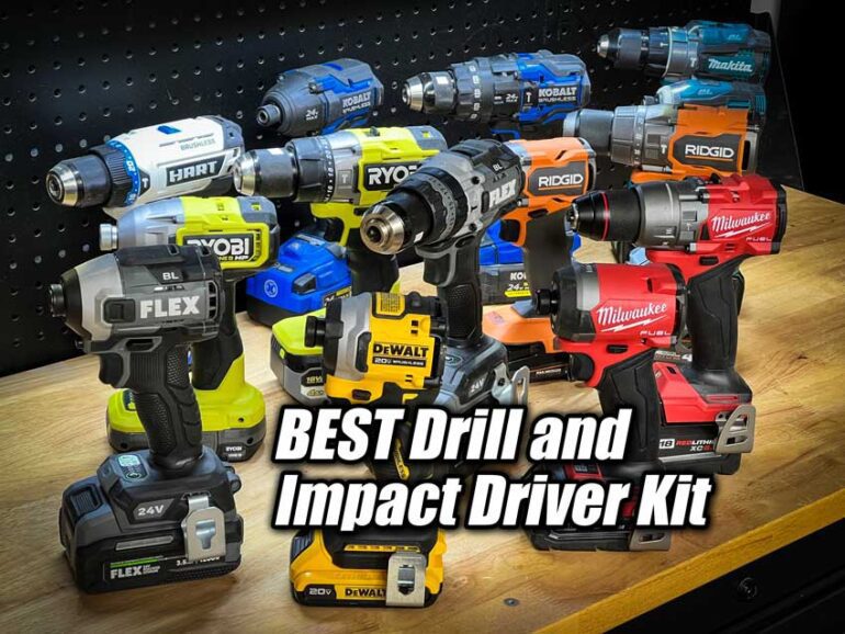 Best Drill and Impact Driver Kit 2Tool Combo Kit Guide