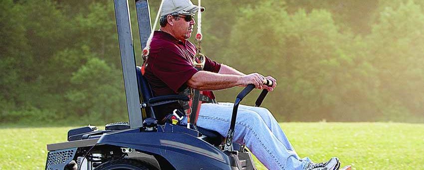 OSHA Mandates Fall Harness Protection for ZT mowers