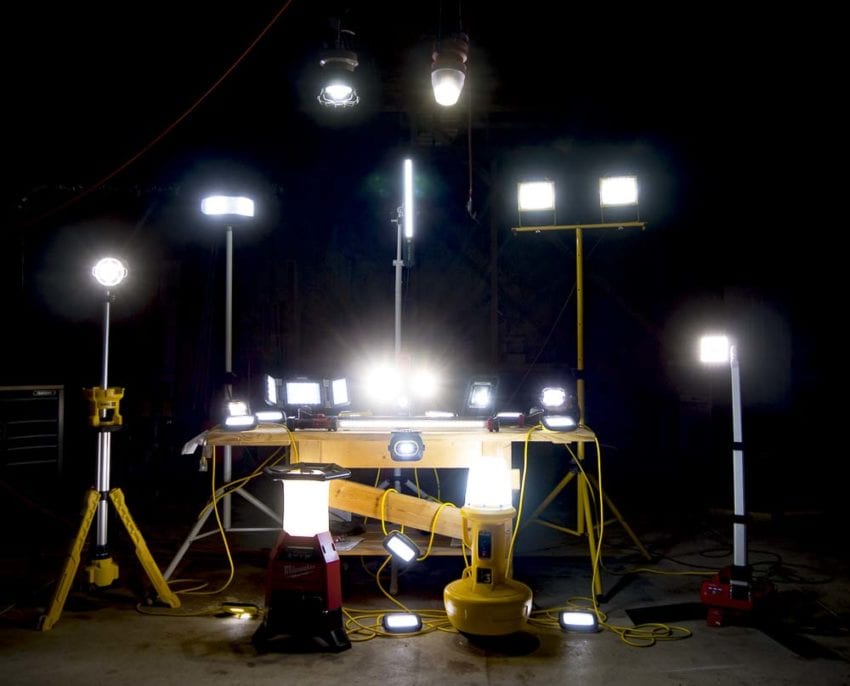 Rechargeable LED Work Light Offering Robust Portable Lighting to