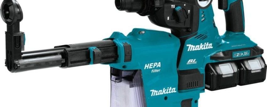 Makita XRH10 18V X2 LXT SDS-Plus AVT Rotary Hammer with Dust Extractor