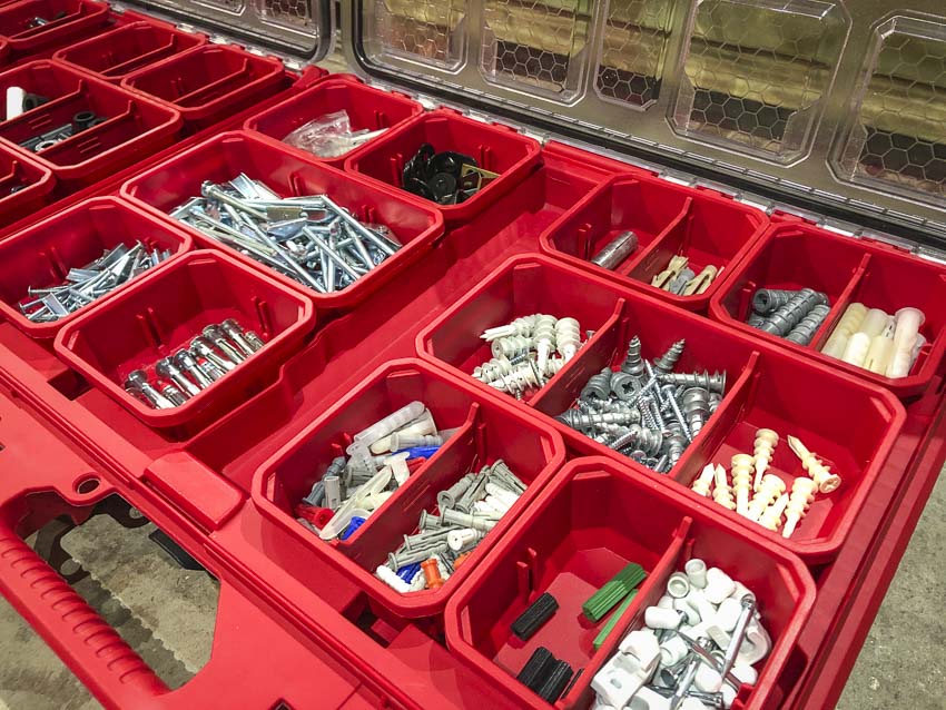 Organizing Screws and Nails Using Milwaukee Packout | PTR