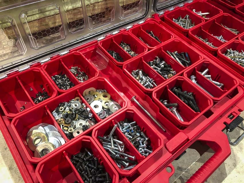 Organizing Screws and Nails Using Milwaukee Packout | PTR