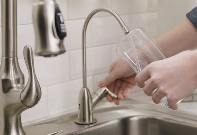 AO Smith RO Filter System Under Sink Reverse Osmosis Installation