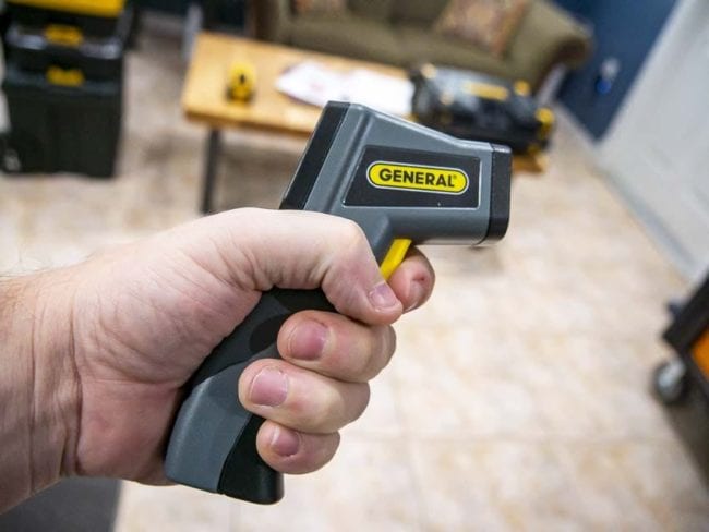 General Tools Mini Non-Contact Laser Infrared Thermometer Temperature Gun  IRT205 - The Home Depot
