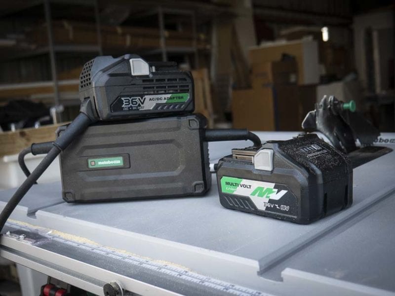 Metabo HPT 36V table saw battery options