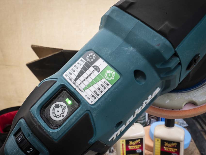 Makita 18V Random Orbit Polisher with Dual Action Review XOP02 - PTR