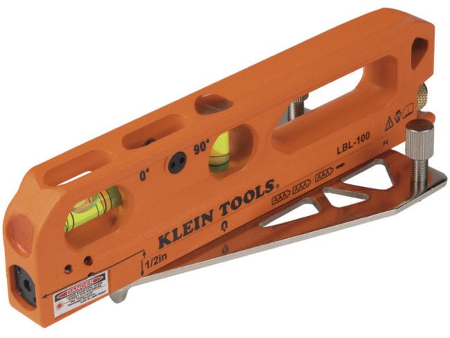 Klein Laser Line Bubble Level