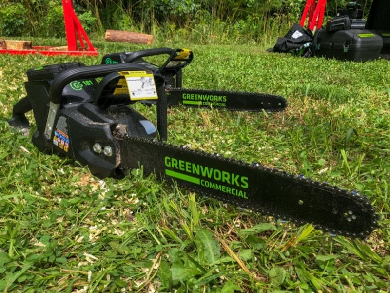 Greenworks Commercial 82V Battery 18-inch Chainsaw - Pro Tool Reviews