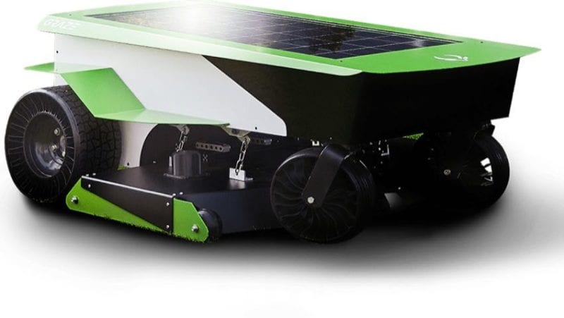 Graze Autonomous Mower Gps Solar And Commercial Applications