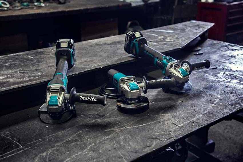 Makita X-Lock Angle Grinders - 18V and Corded