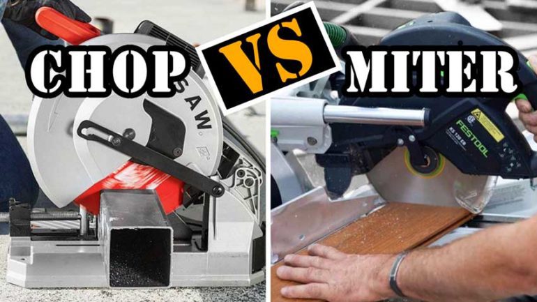 Chop Saw Vs Miter Saw Explained Are You Cutting Metal Or Wood Ptr