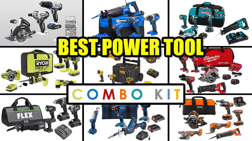 20V Max* Power Tool Combo Kit, 4-Tool Cordless Power Tool Set With