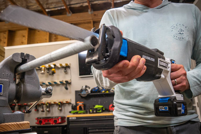 Hart 20V Brushless Reciprocating Saw Review HPRS25 PTR