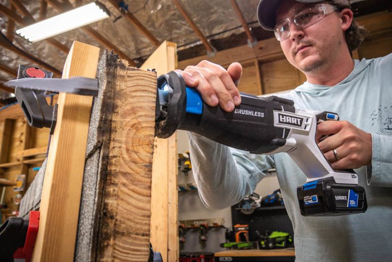 Hart 20V Brushless Reciprocating Saw Review HPRS25 - PTR