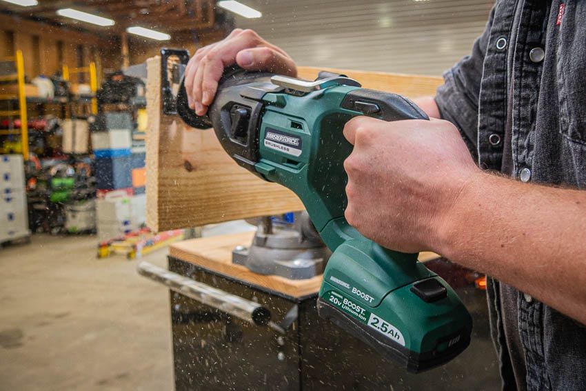 Masterforce Boost Cordless Reciprocating Saw Review 2410352 - PTR