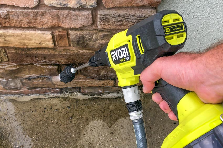 RYOBI ONE+ HP 18V Brushless EZClean 600 PSI 0.7 GPM Cordless Cold Water  Power Cleaner (Tool Only) RY121850 - The Home Depot