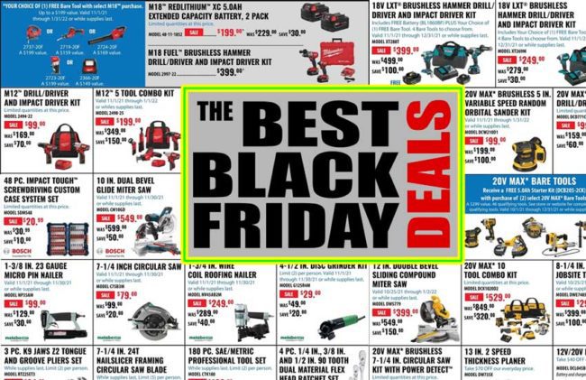 Best Black Friday Tool Deals And Sales For 2021 - Pro Tool Reviews