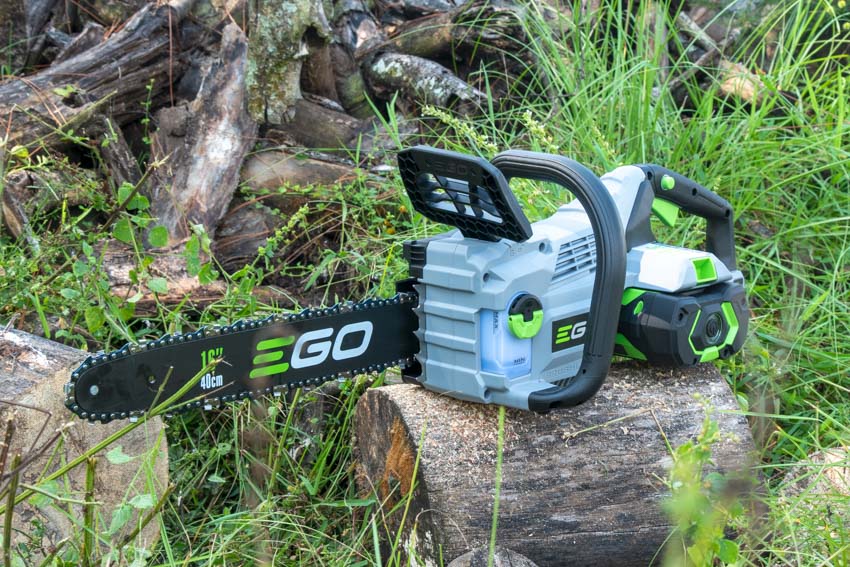 EGO 16Inch BatteryPowered Chainsaw Review CS1611 PTR