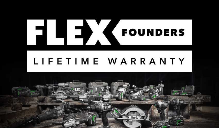 Flex Founders Lifetime Warranty