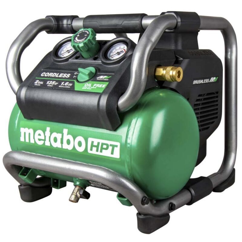 Metabo HPT 36V MultiVolt Cordless Air Compressor Tool Only, No Battery  Brushless Motor 135 Max PSI 2-Gallon Capacity 27.3 Lbs. Optional AC  電動工具