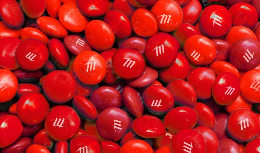 Milwaukee Tool Buys M&Ms All Red