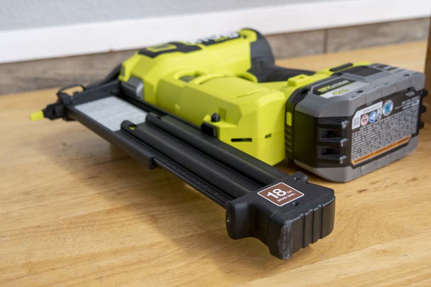 Ryobi 18V One + HP Brushless AirStrike 18-Gauge Brad Nailer Review P322