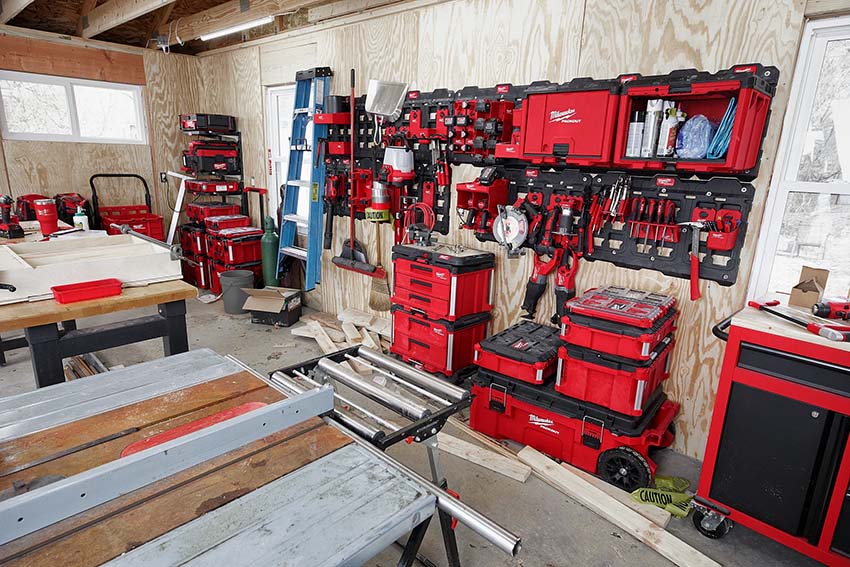Tool Storage - Milwaukee M18 Fuel Framing Nailer Wall Mount for