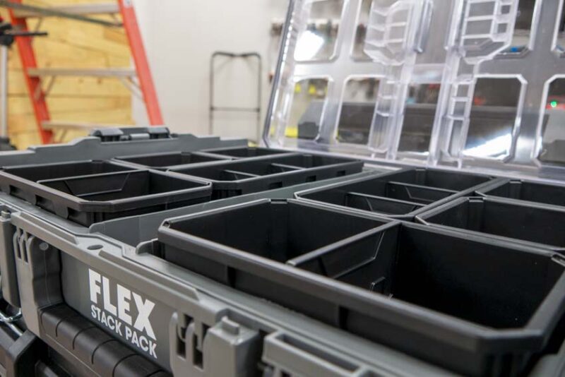 FLEX STACK PACK 3-Piece Storage System 22-in Gray Metal Wheels