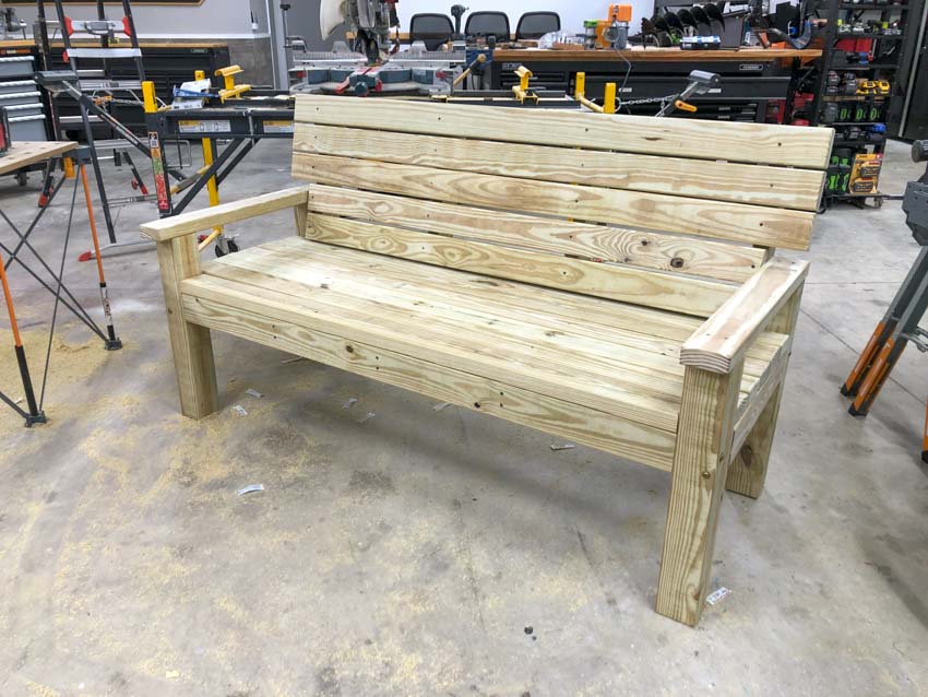 Simple DIY 2x4 Bench Seat For Outdoor Use - Pro Tool Reviews