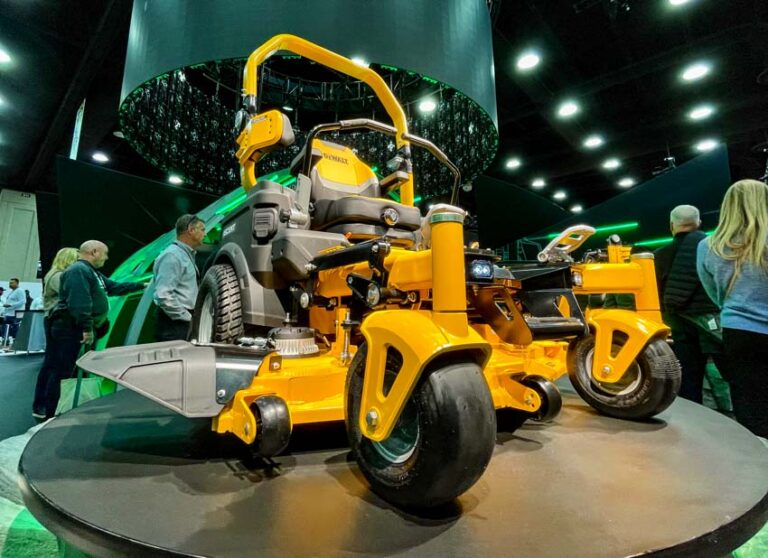 DeWalt Prototype Lawn Mower Catches Fire At Equip Expo 2022