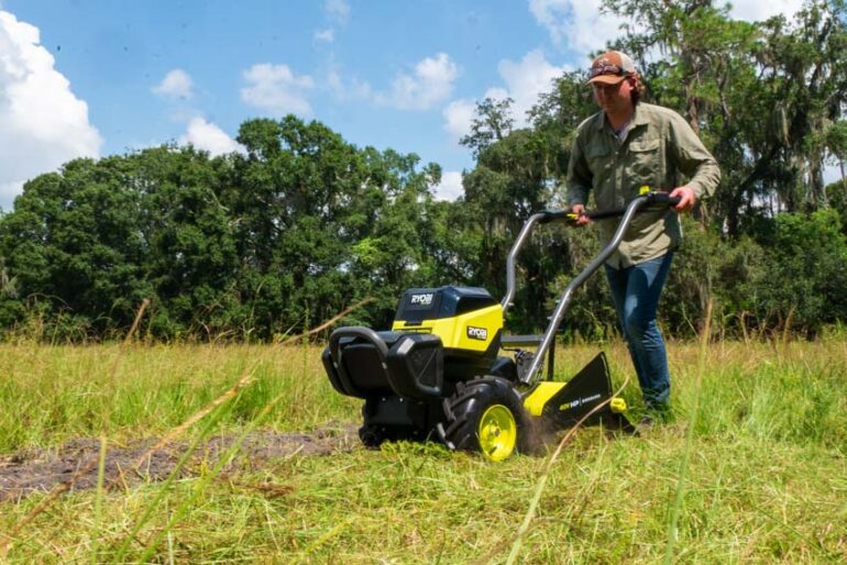 Ryobi BatteryPowered Rear Tine Tiller Review Pro Tool Reviews