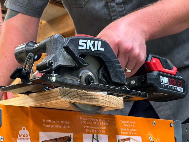 Skil Pwrcore V Inch Compact Circular Saw Review Ptr