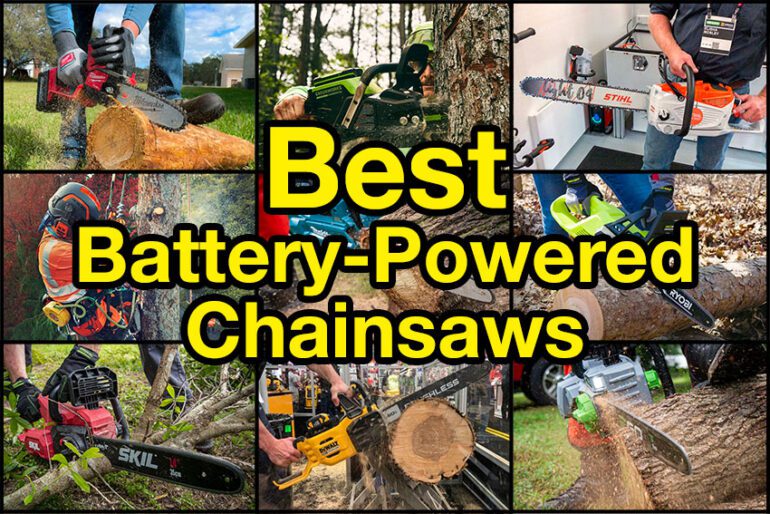 Best Battery Chainsaw Reviews 2024 Best Cordless Chainsaws