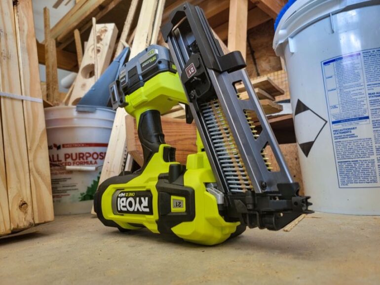 Ryobi 18V Cordless Framing Nailer Review PBL345 Pro Tool Reviews