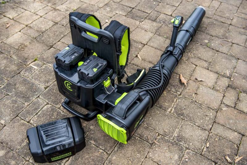 Greenworks Commercial 82BA26 Dual Port Backpack Blower